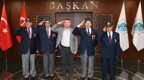 Muharip gazilerden Başkan Dinçer’e ziyaret