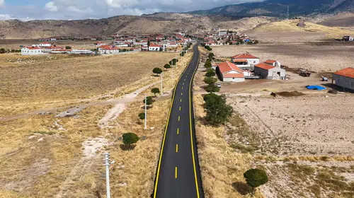 Karacaören ve Yuva köylerinde yol çalışmaları tamamlandı