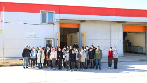 Sağlık Meslek Lisesi Öğrencileri Tıbbi  Atık Sterilizasyon Tesisini Ziyaret Etti