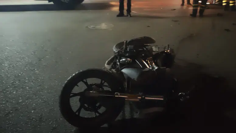 Otomobil ile Motosiklet Çarpıştı: 1 Yaralı