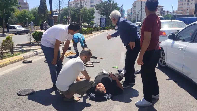 Otomobil ile motosiklet çarpıştı: 1 yaralı