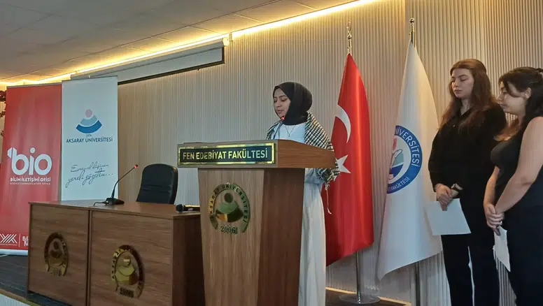 Aksaray Üniversitesinde Gazze’de eğitim ve Filistin şiirleri konuşuldu