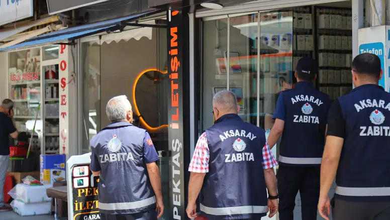 Kaldırım İşgallerine Zabıtadan Müdahale