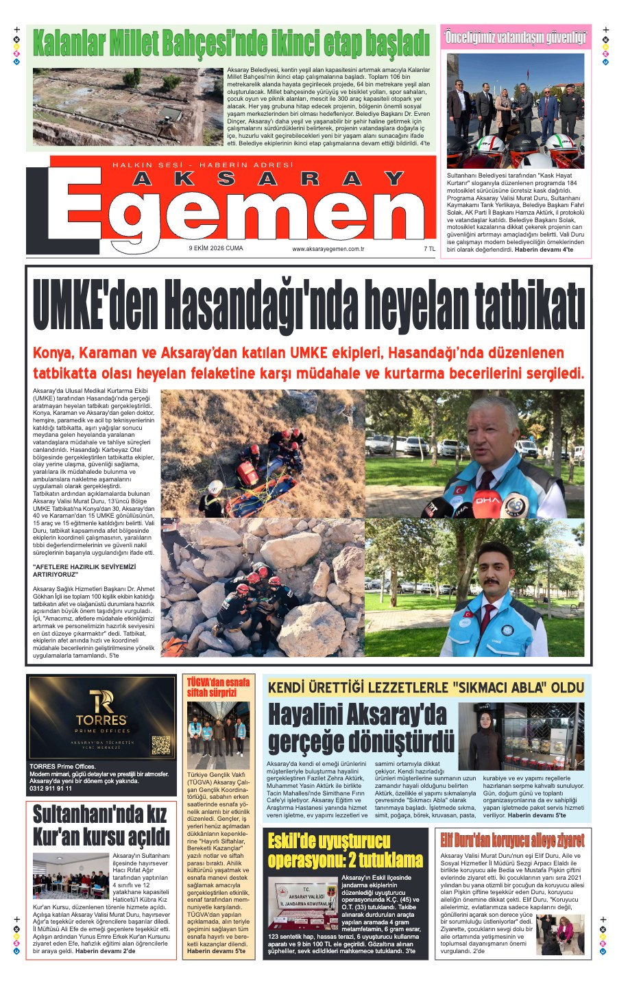 https://www.aksarayegemen.com.tr/9 EKİM CUMA