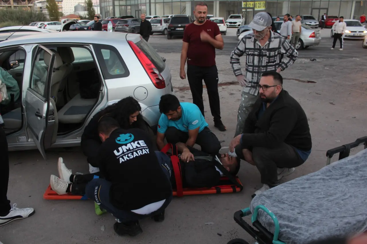 Aksaray’da 3 aracın karıştığı kaza